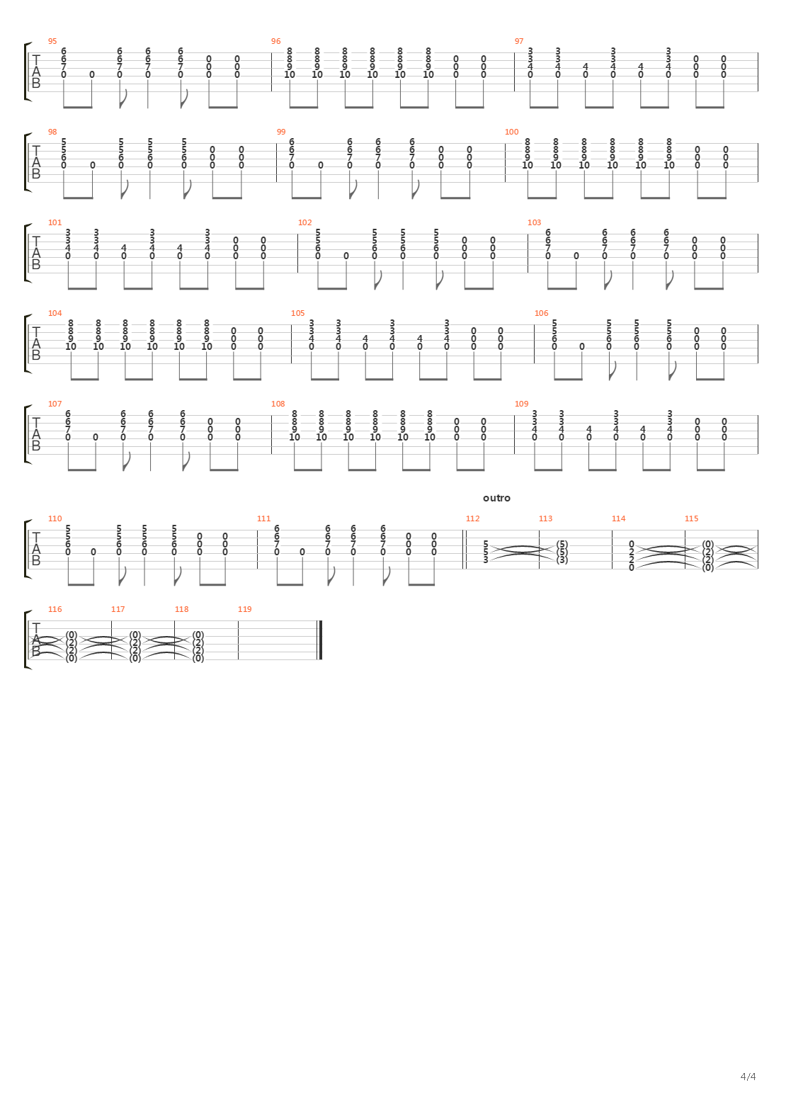 Porch吉他谱