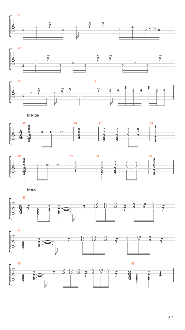 The Fixer吉他谱