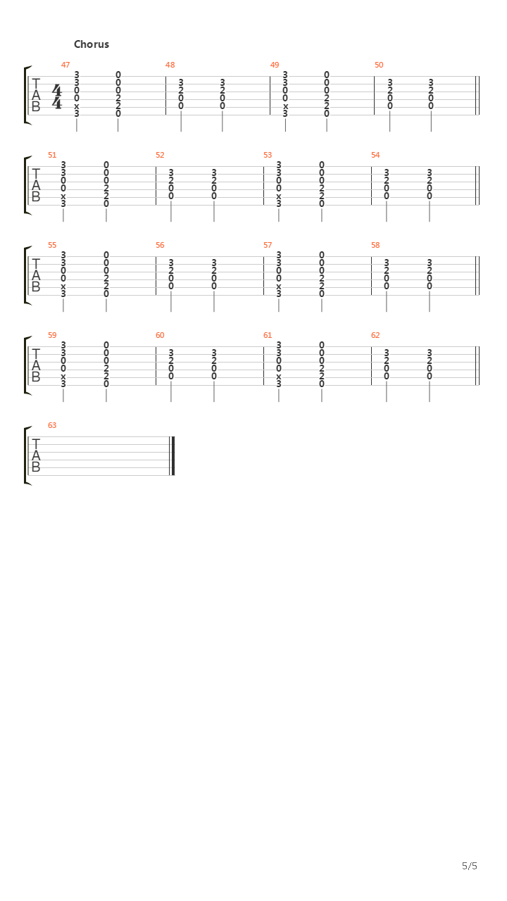 The Fixer吉他谱