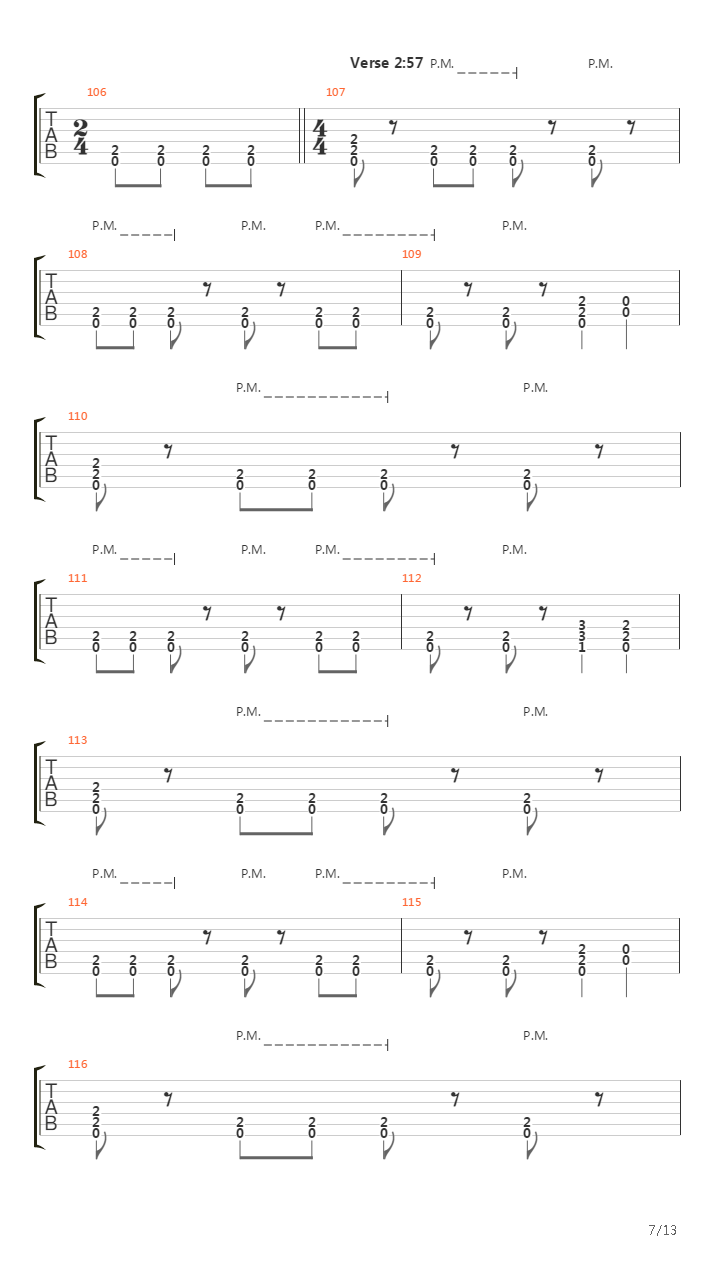 Pain吉他谱