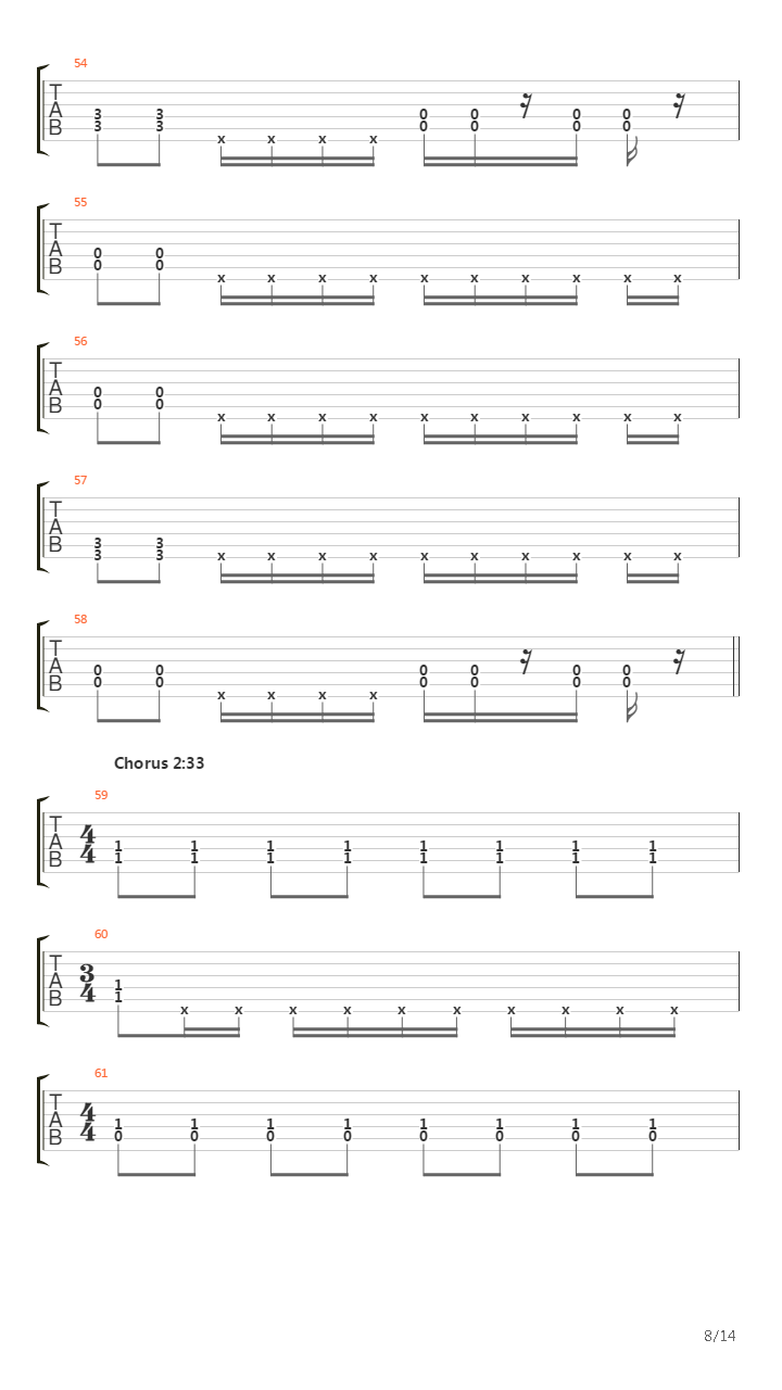 Take My Time(2716)吉他谱