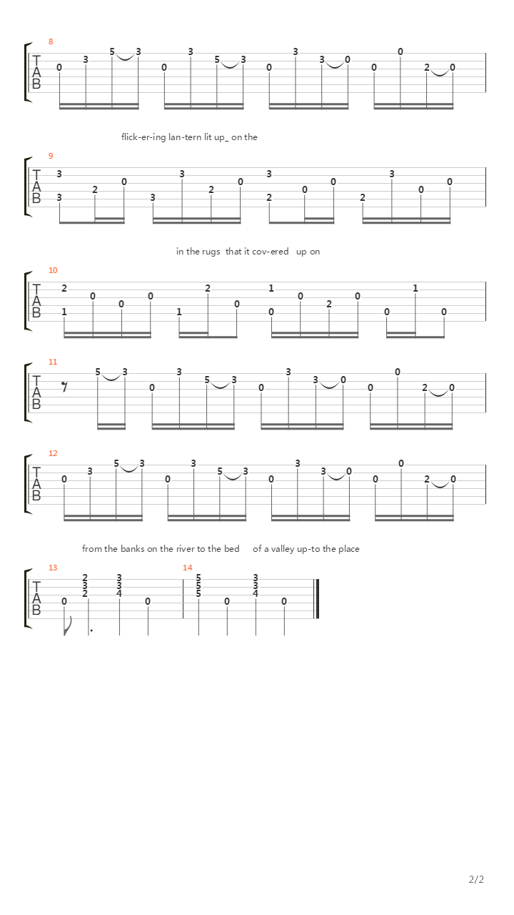 Train Song吉他谱