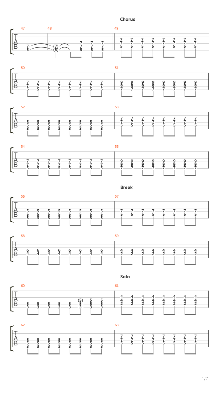 Sin Ti吉他谱