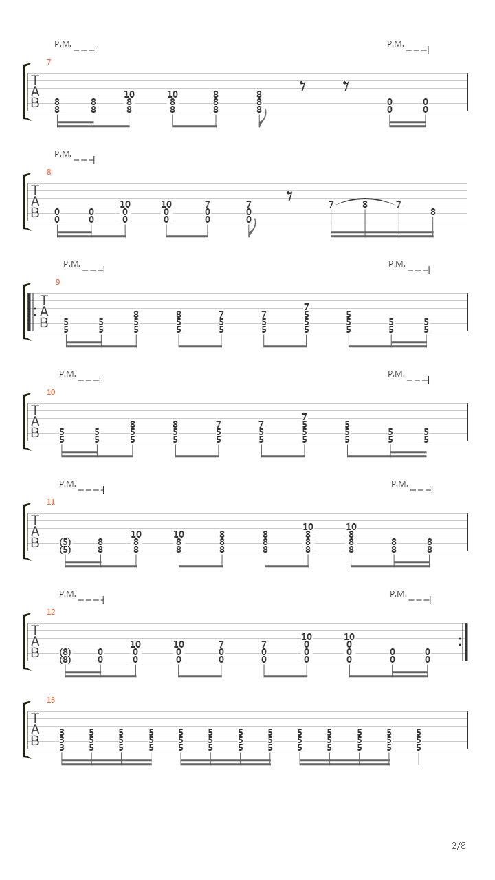 Frontline吉他谱