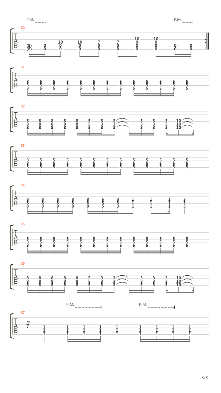 Frontline吉他谱