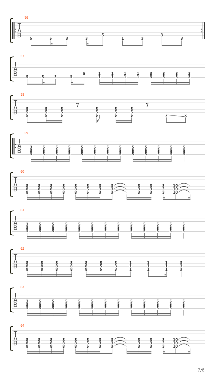 Frontline吉他谱