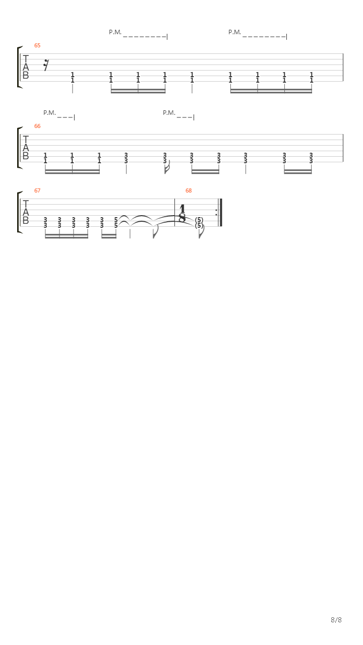 Frontline吉他谱
