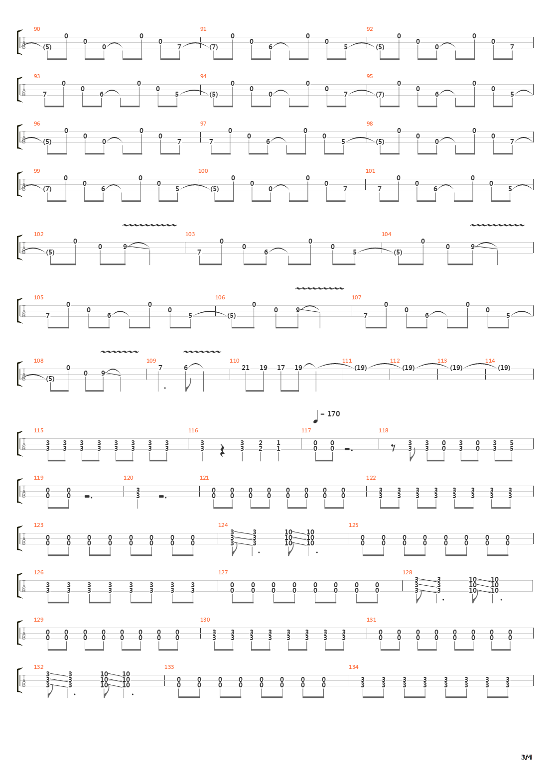 5500 Miles吉他谱