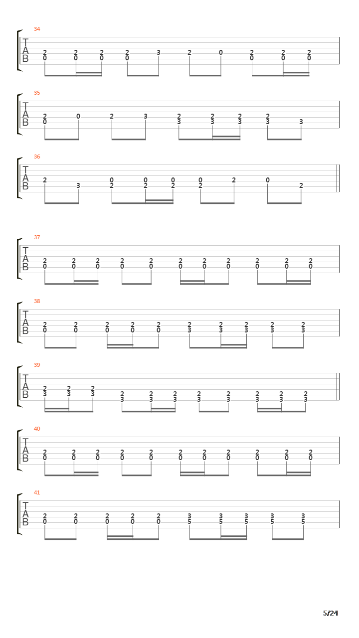 Vapaj Pokojnika吉他谱