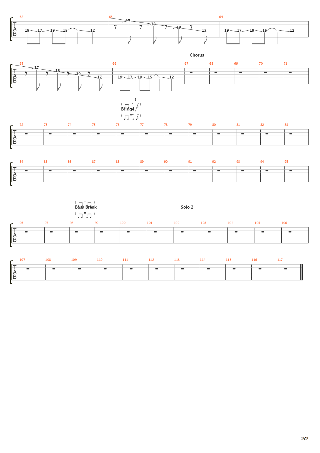 3s And 7s吉他谱