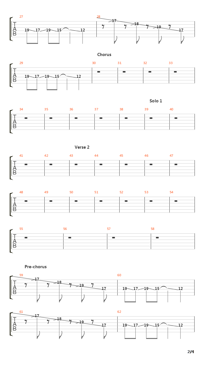 3s And 7s吉他谱