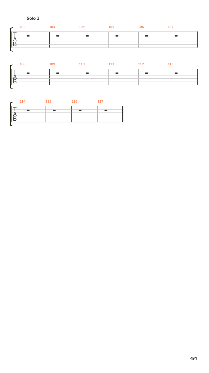 3s And 7s吉他谱