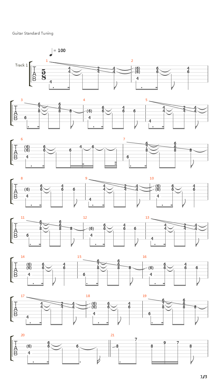 15 Steps (Jonny Part)吉他谱