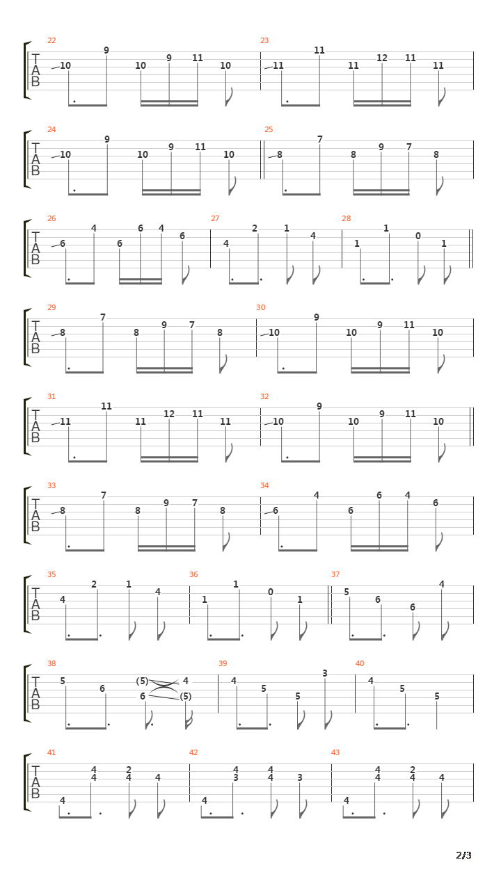 15 Steps (Jonny Part)吉他谱