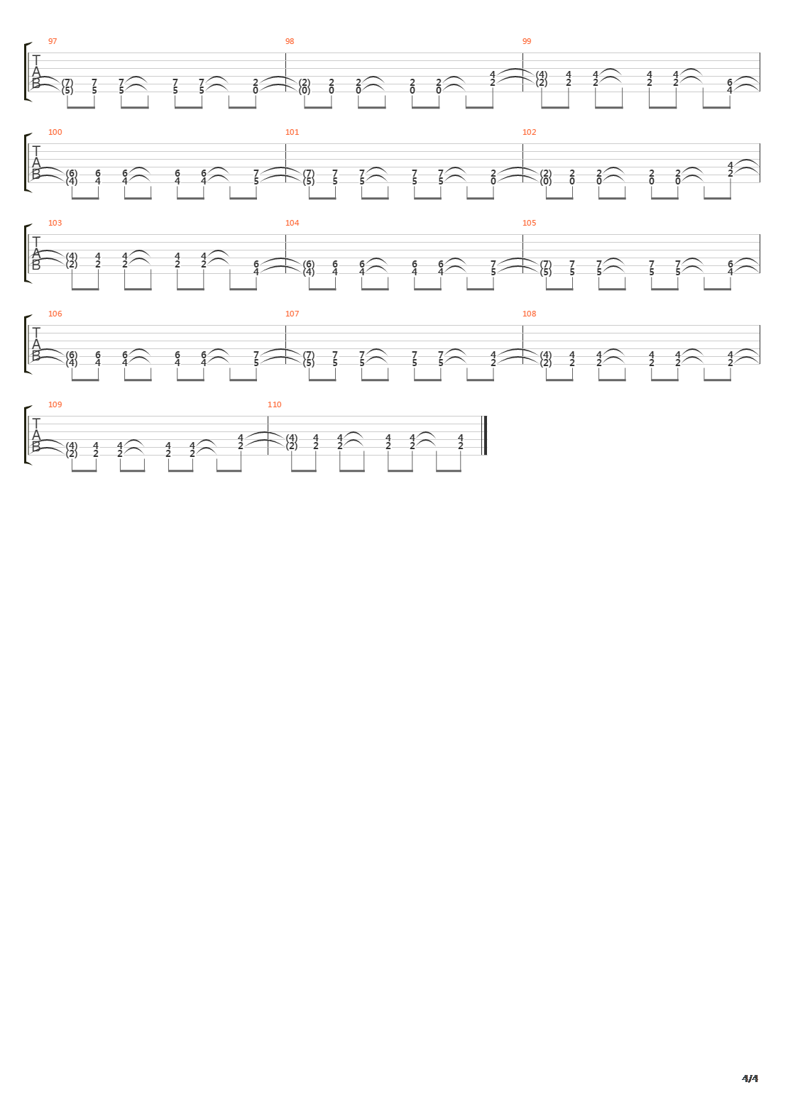 Aquela吉他谱
