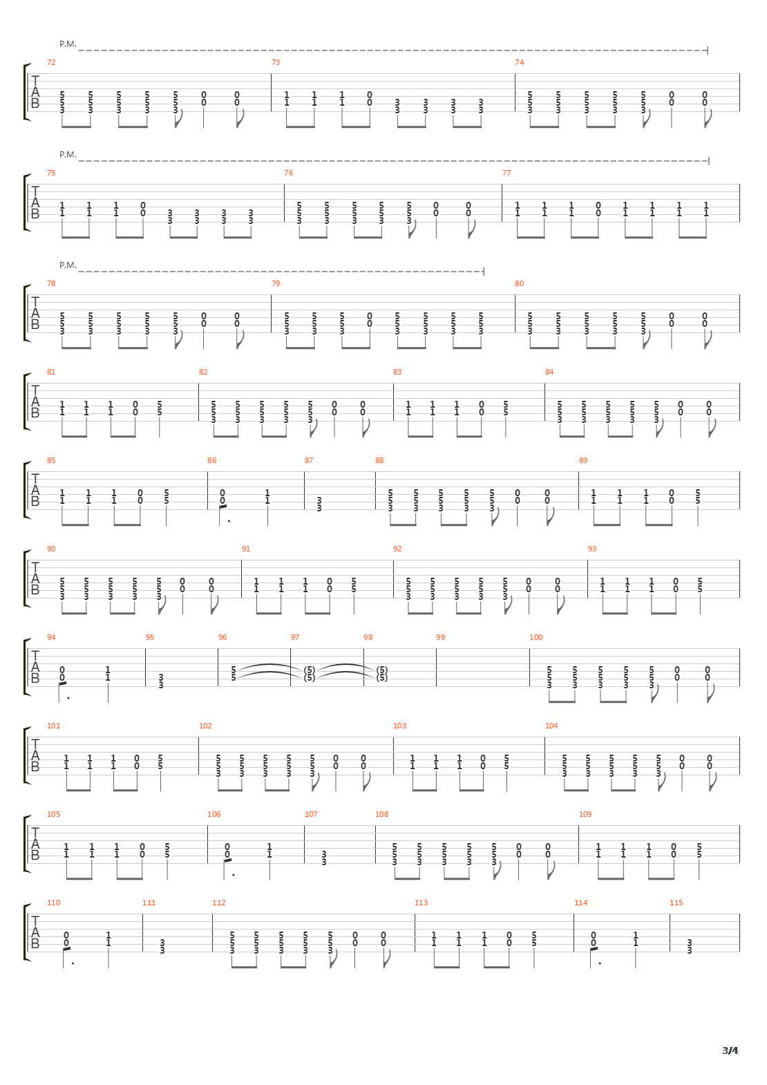 Mas Vó吉他谱