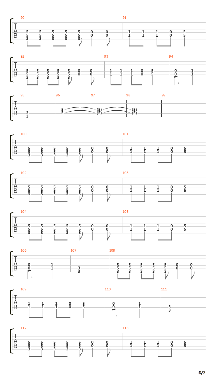 Mas Vó吉他谱