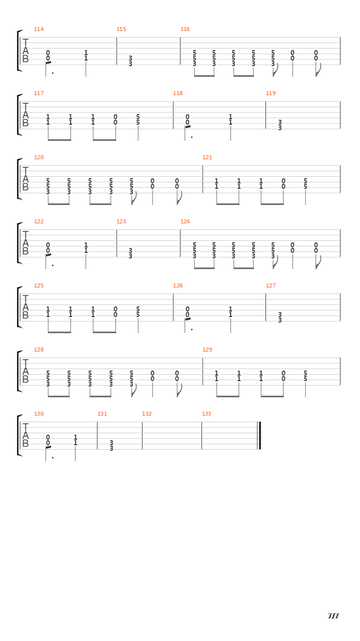 Mas Vó吉他谱