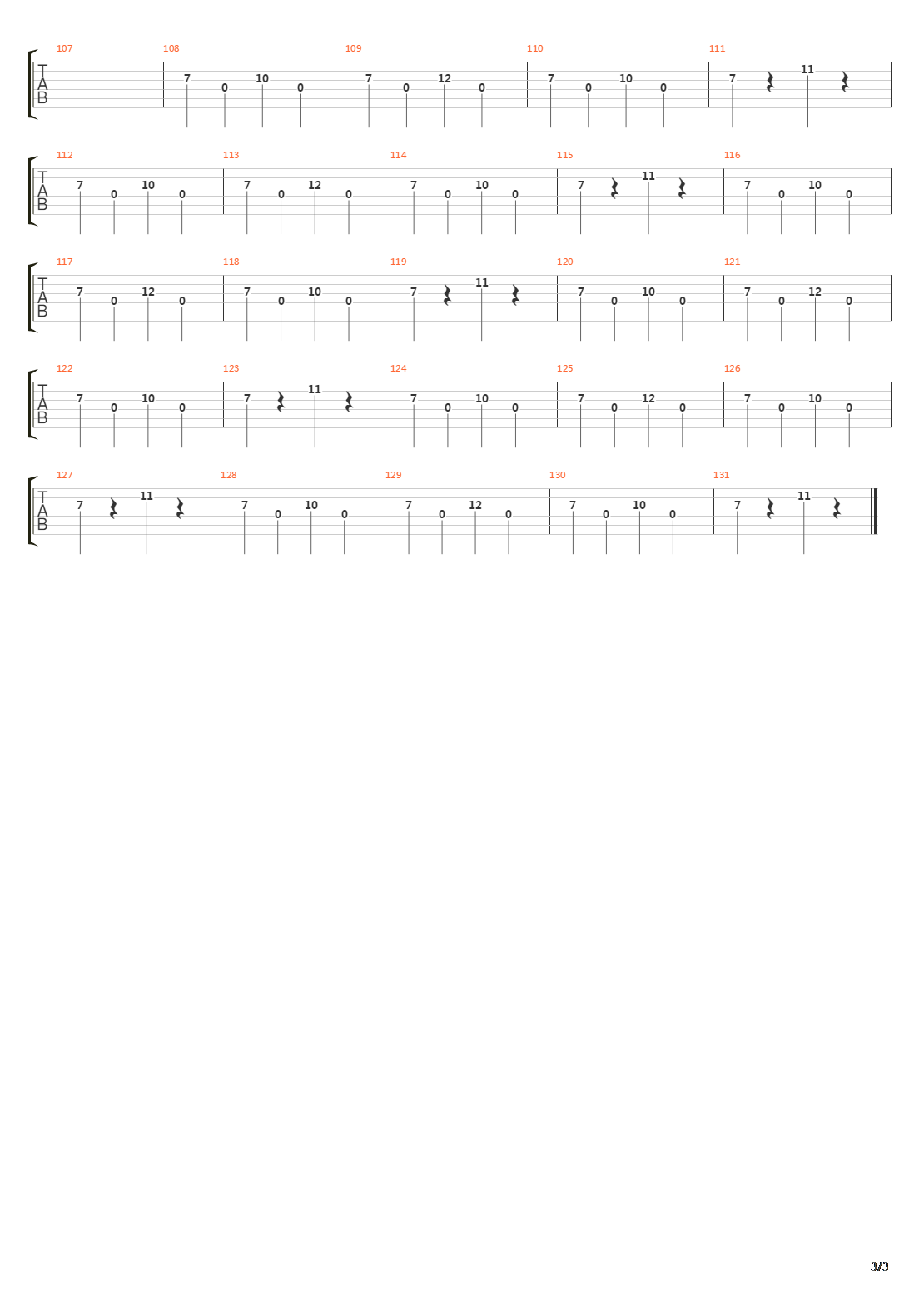 Days Of Revenge吉他谱