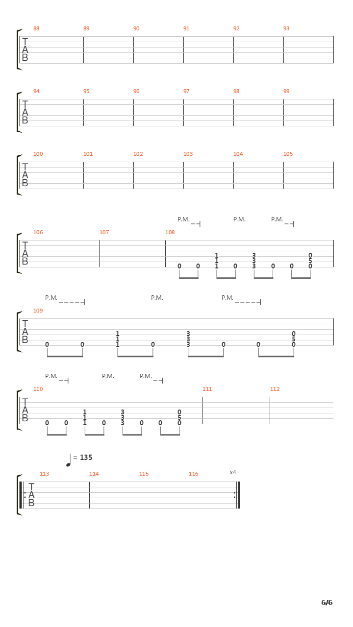 Los吉他谱