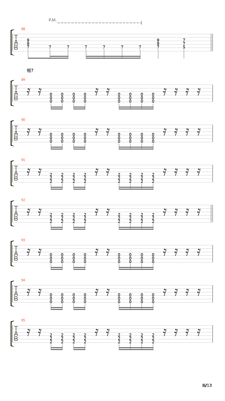 Rammlied吉他谱