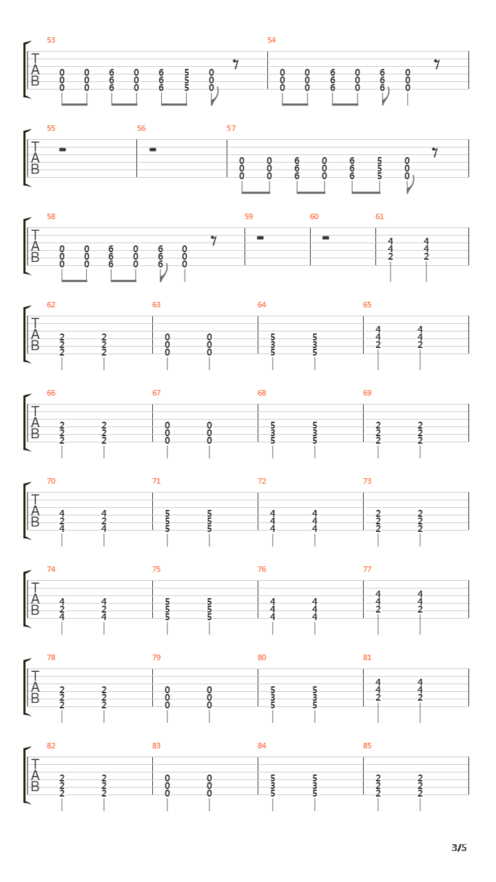 Sonne吉他谱