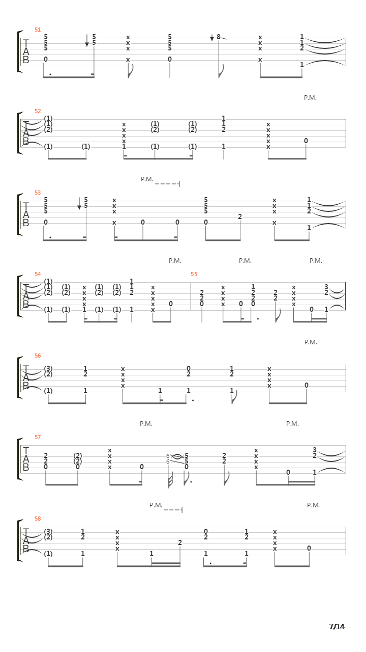 Californication(064)吉他谱