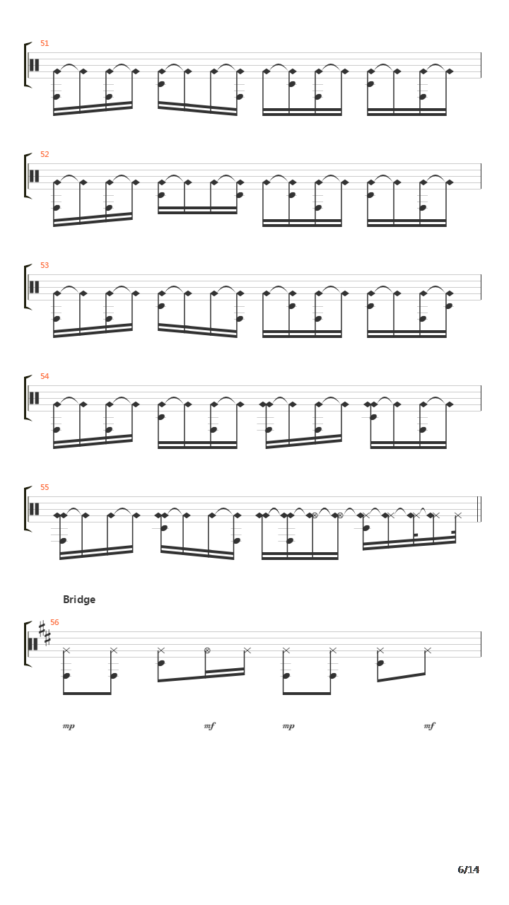 Dani California(178)吉他谱