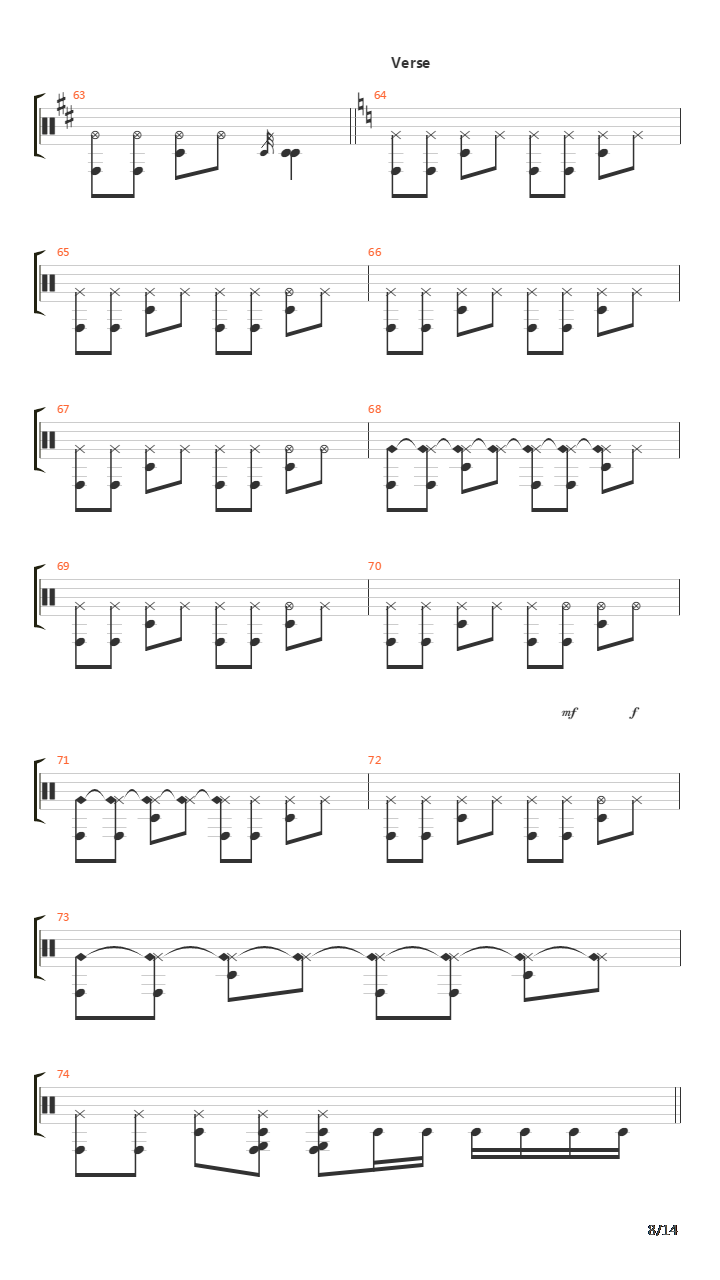 Dani California(178)吉他谱