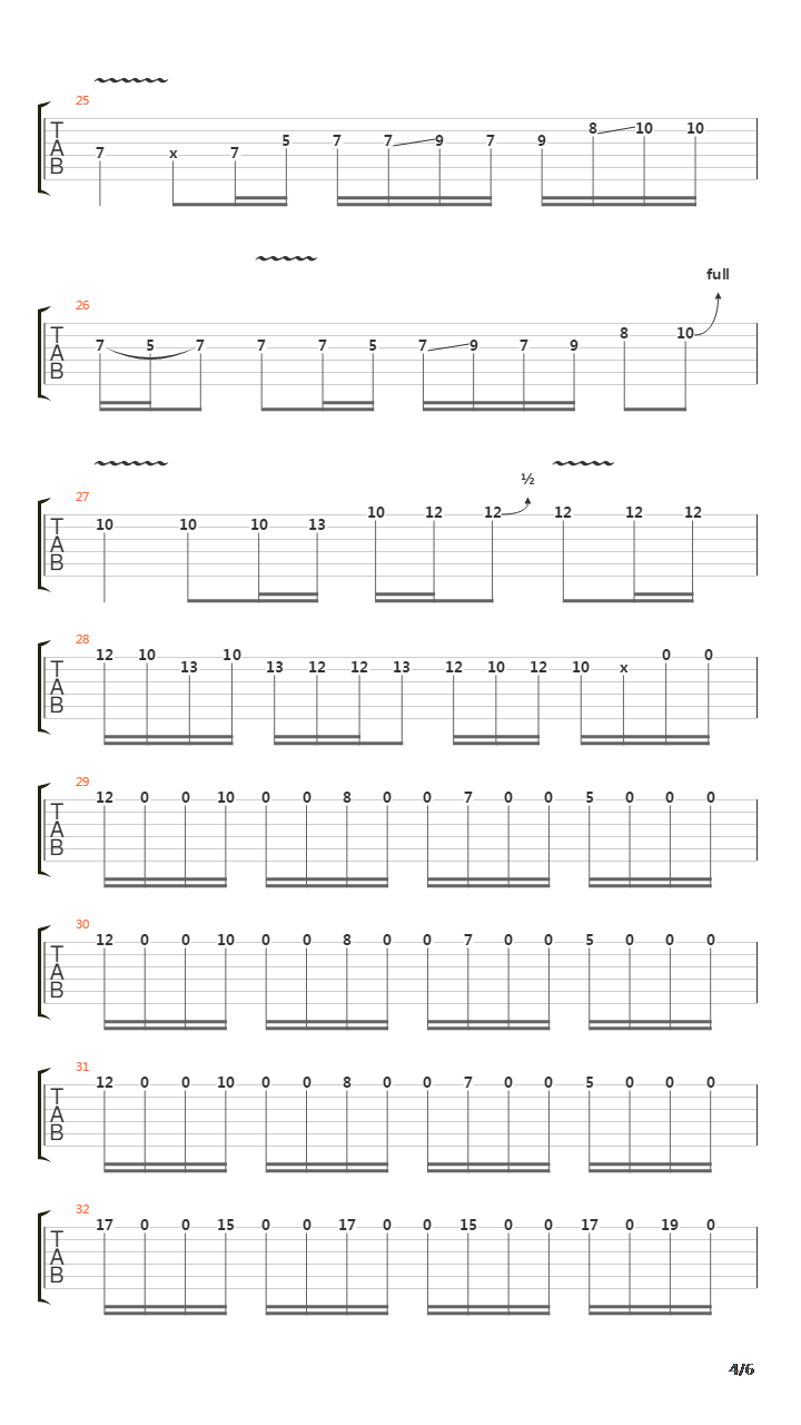 Jam吉他谱