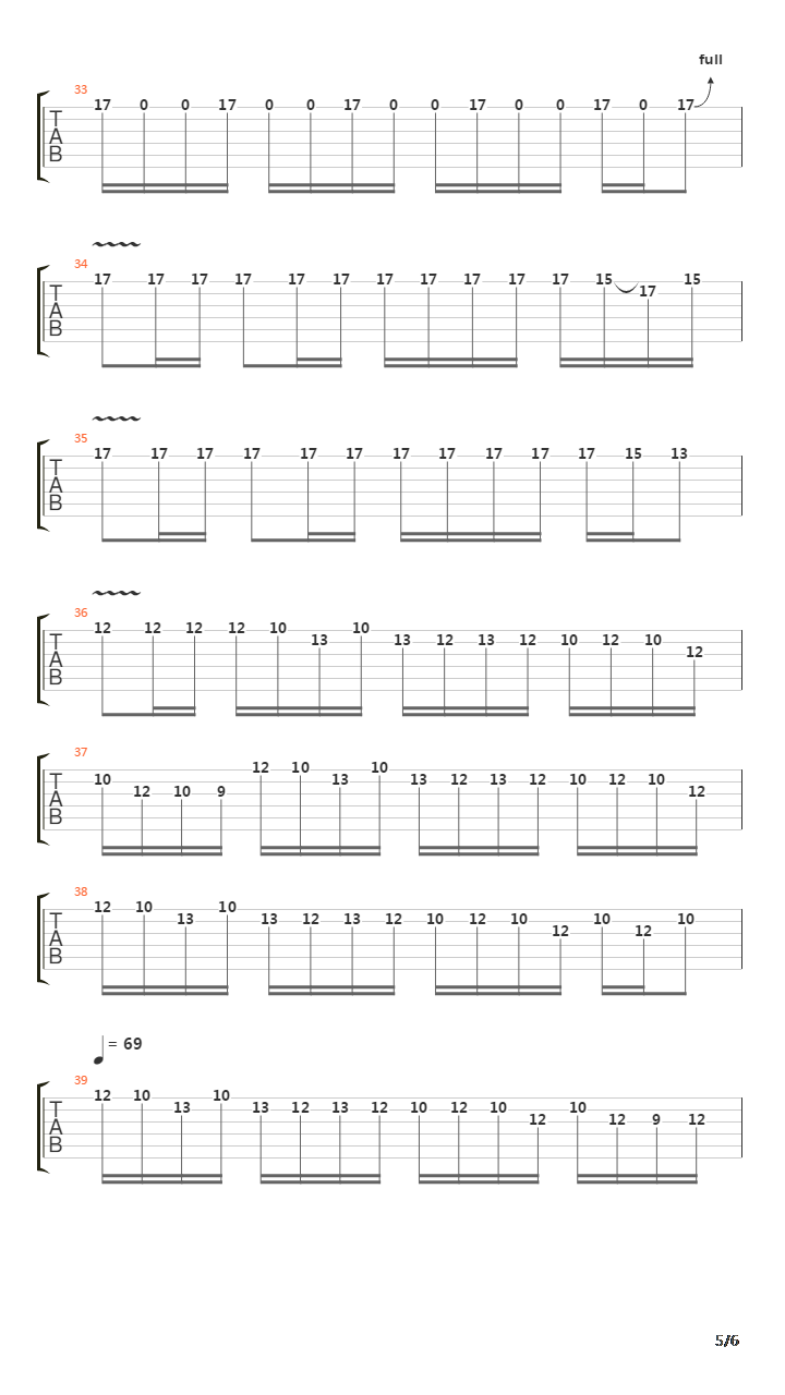 Jam吉他谱