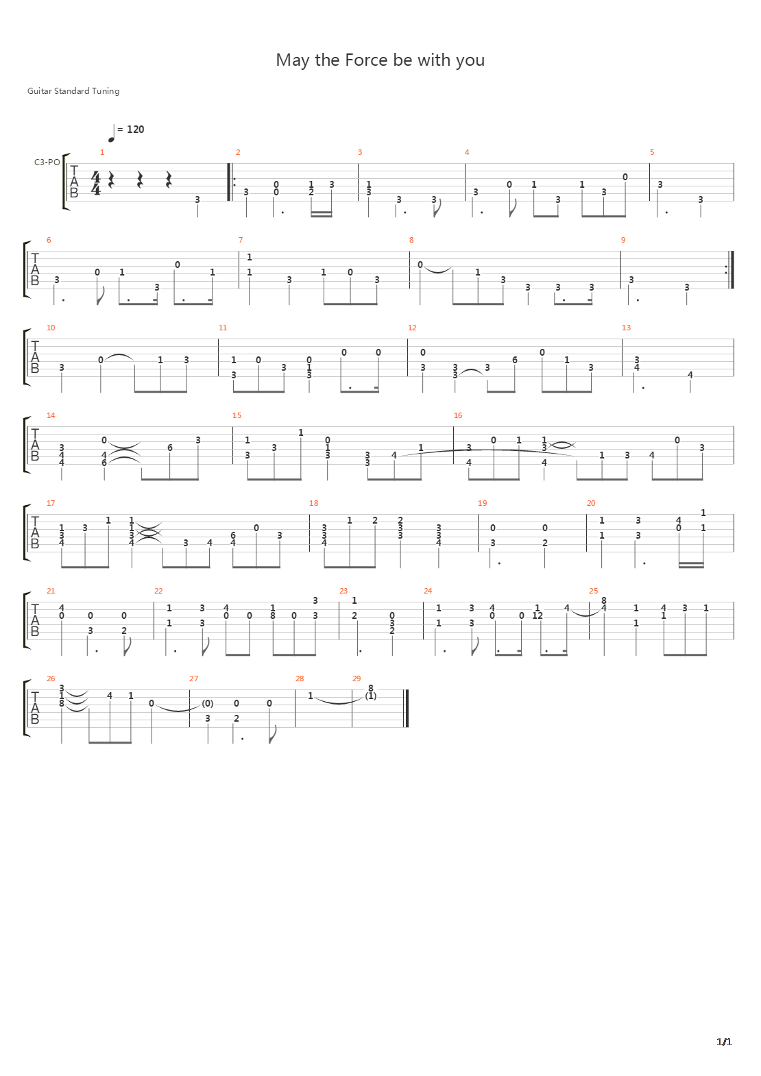 Snow (Hey Oh)(487)吉他谱