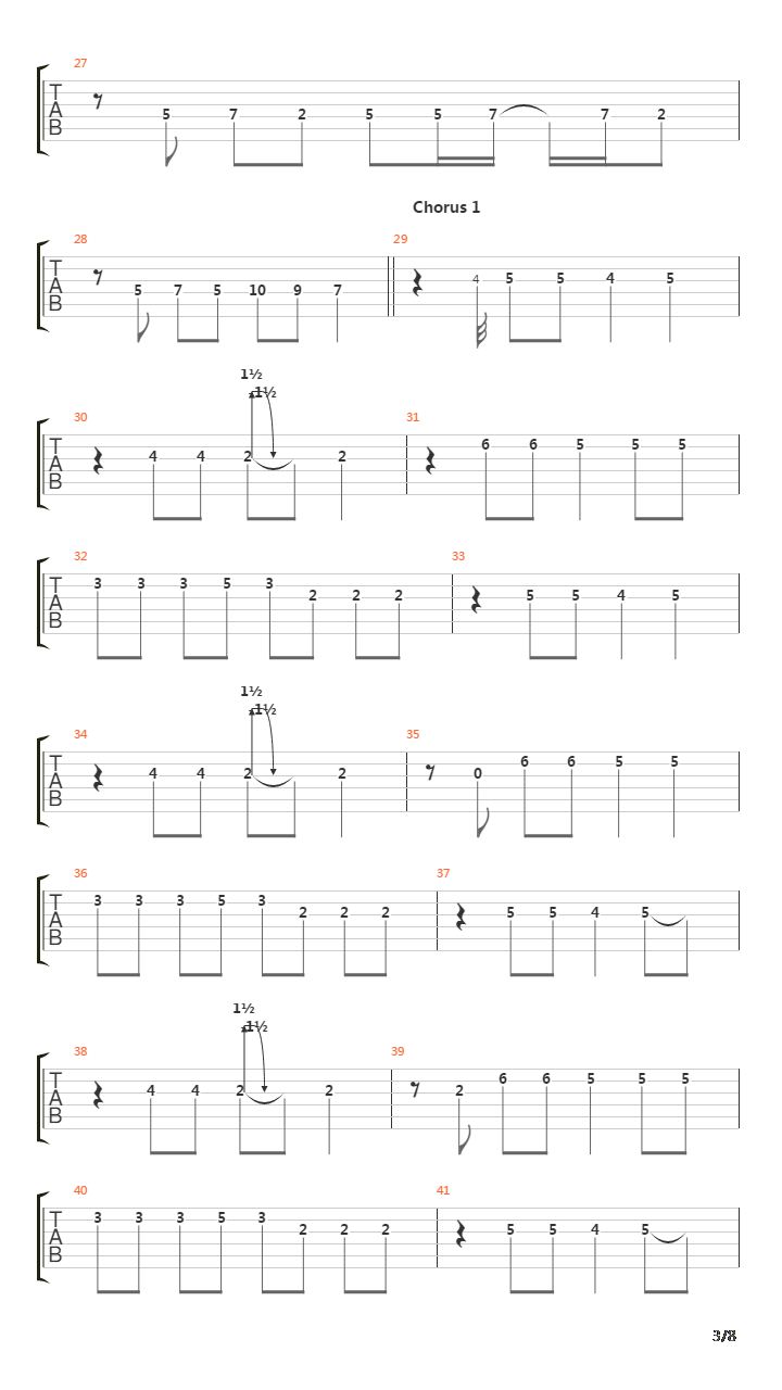 Tell Me Baby(524)吉他谱