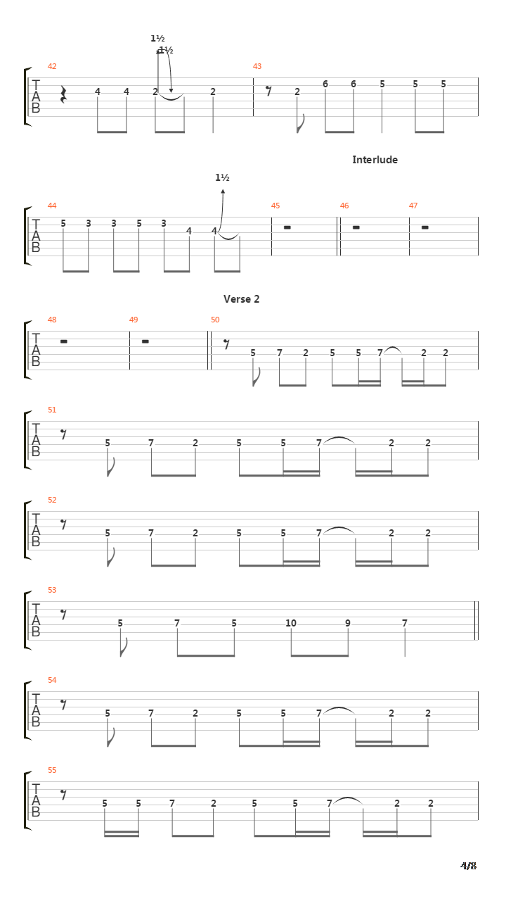 Tell Me Baby(524)吉他谱