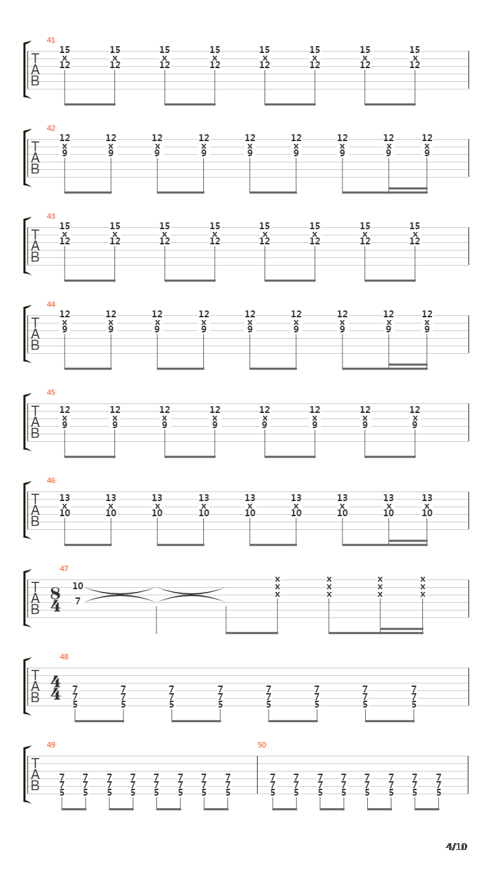 Peligro Acustico吉他谱
