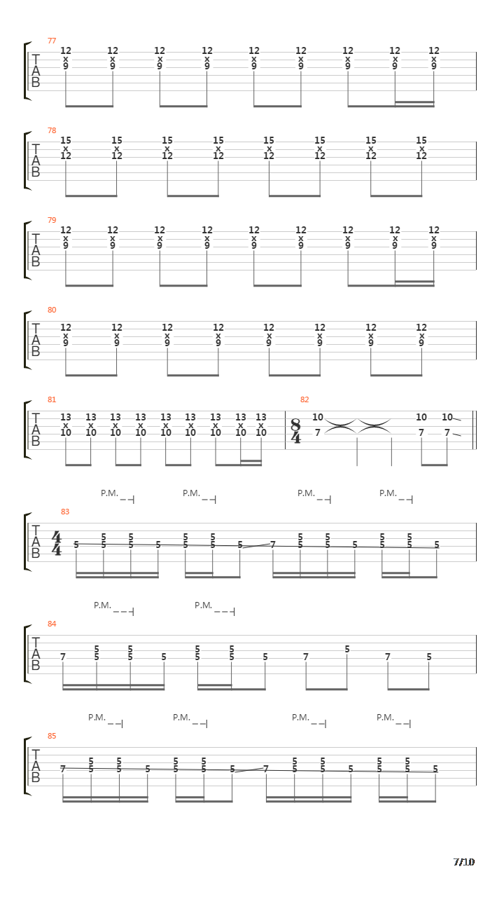 Peligro Acustico吉他谱