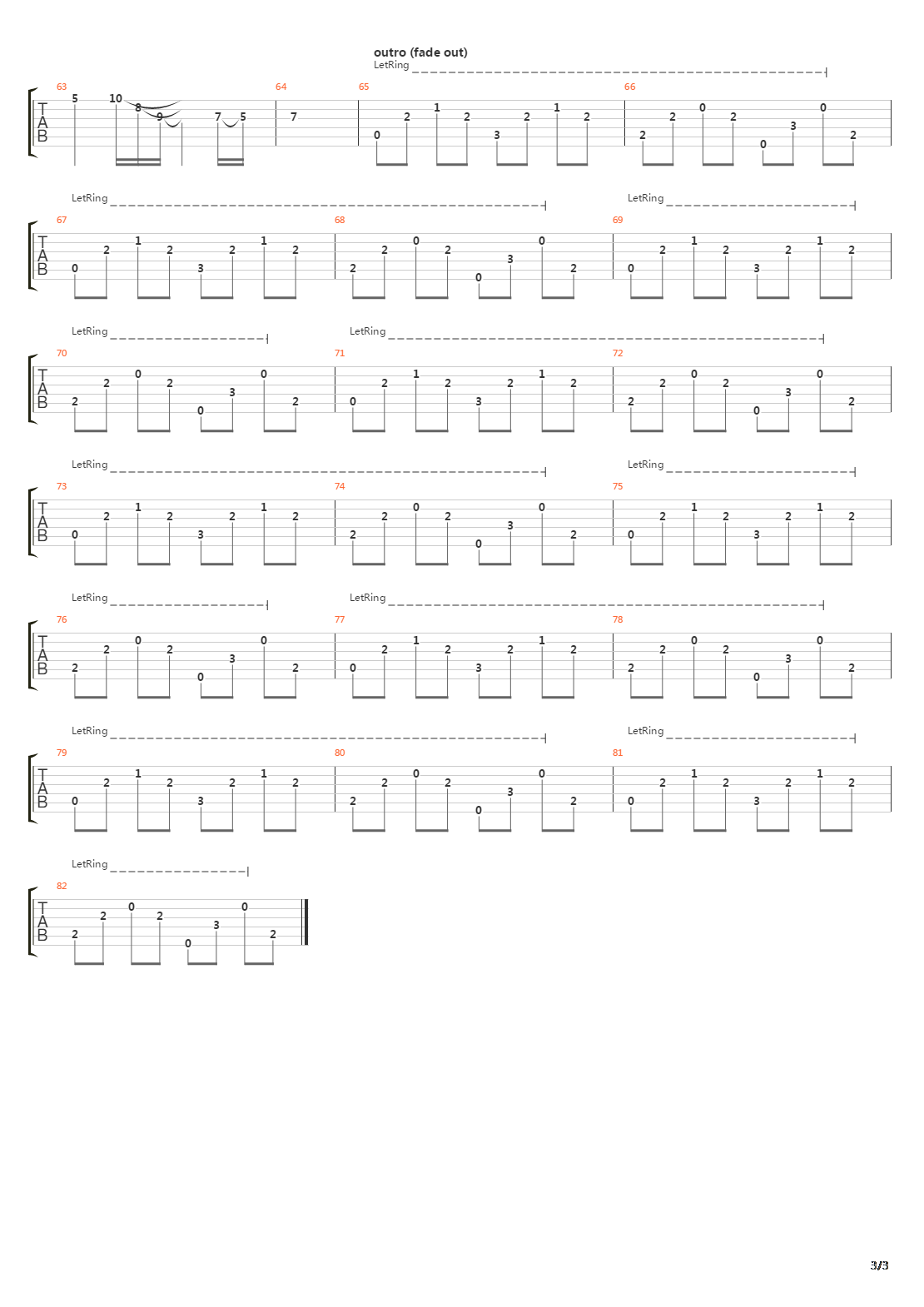 Odchodzac吉他谱