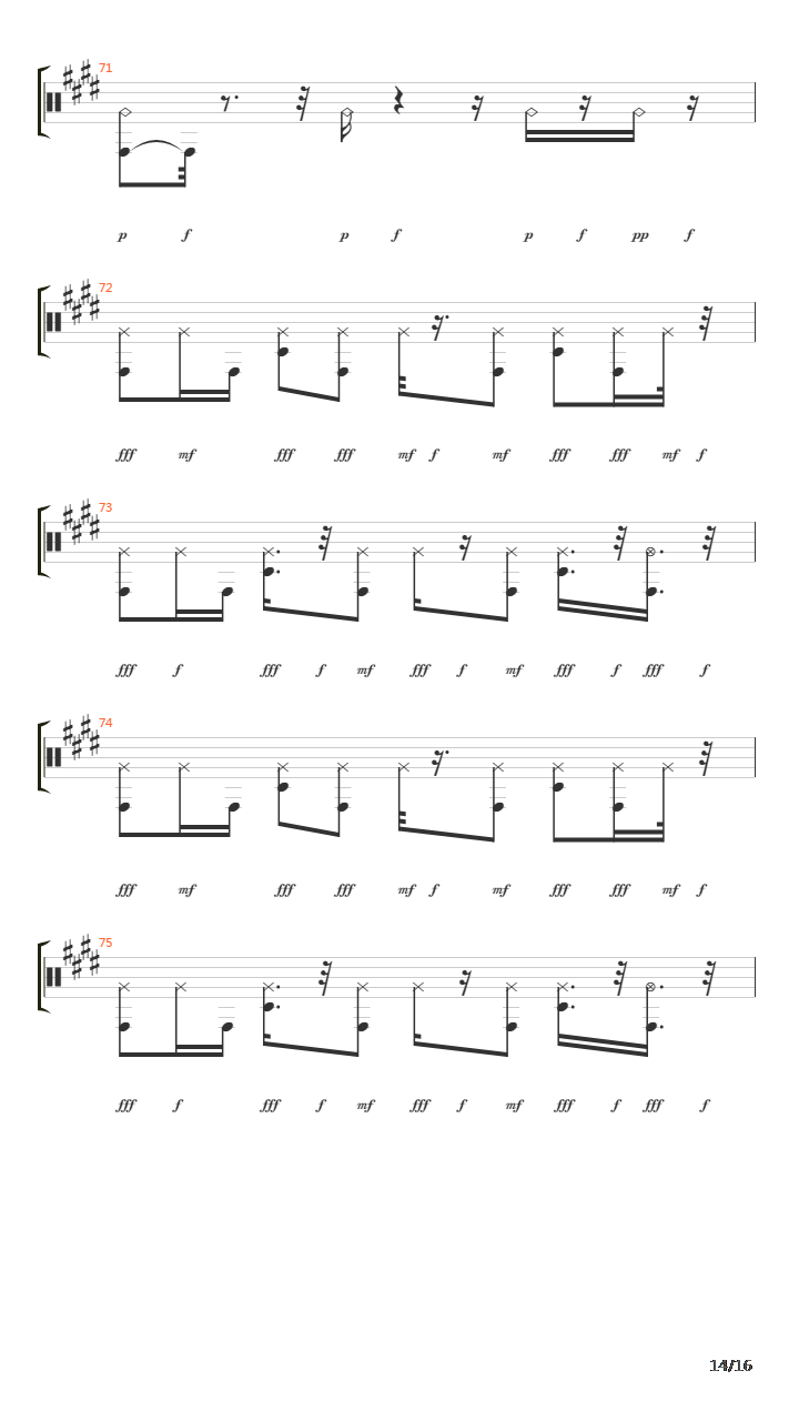 Glory吉他谱