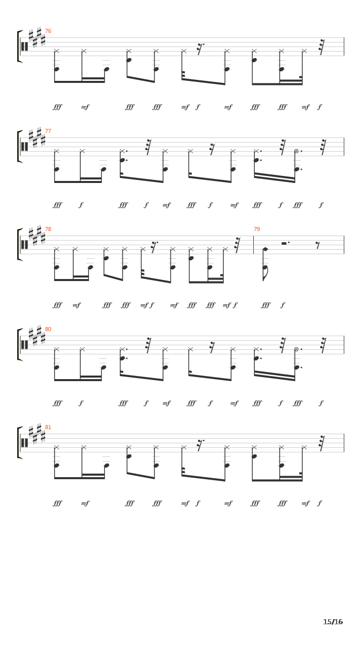 Glory吉他谱