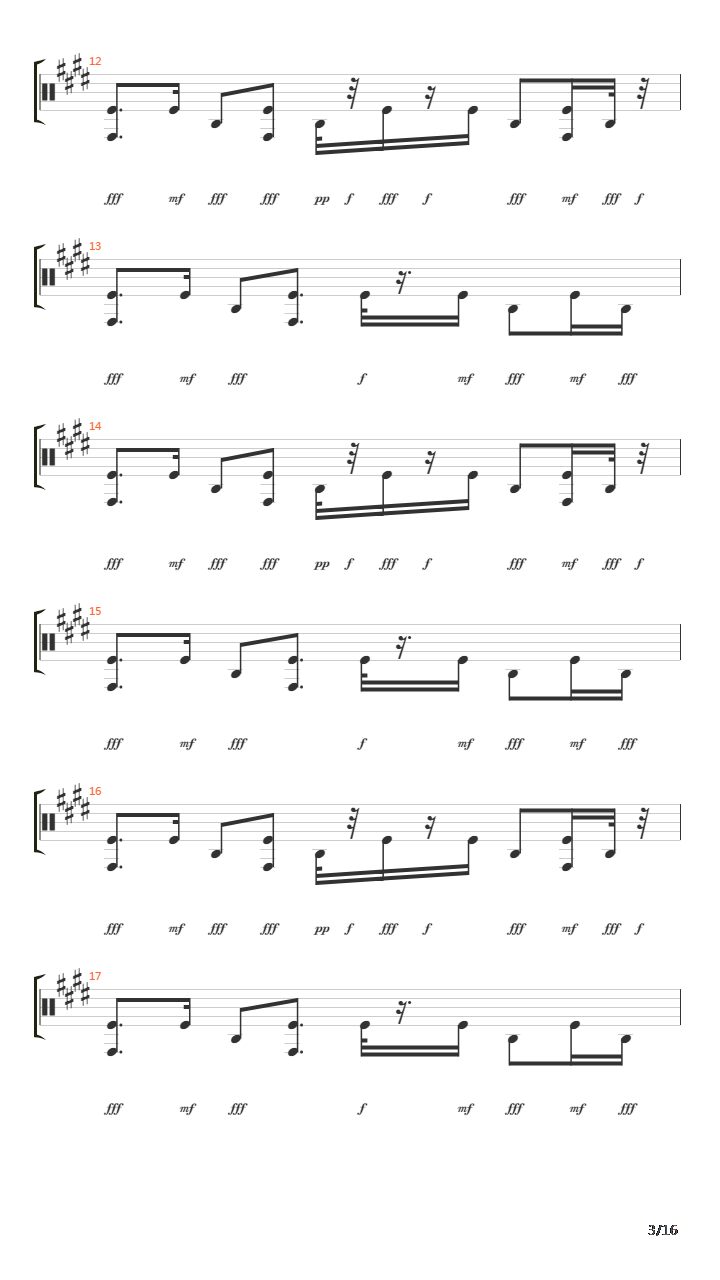 Glory吉他谱