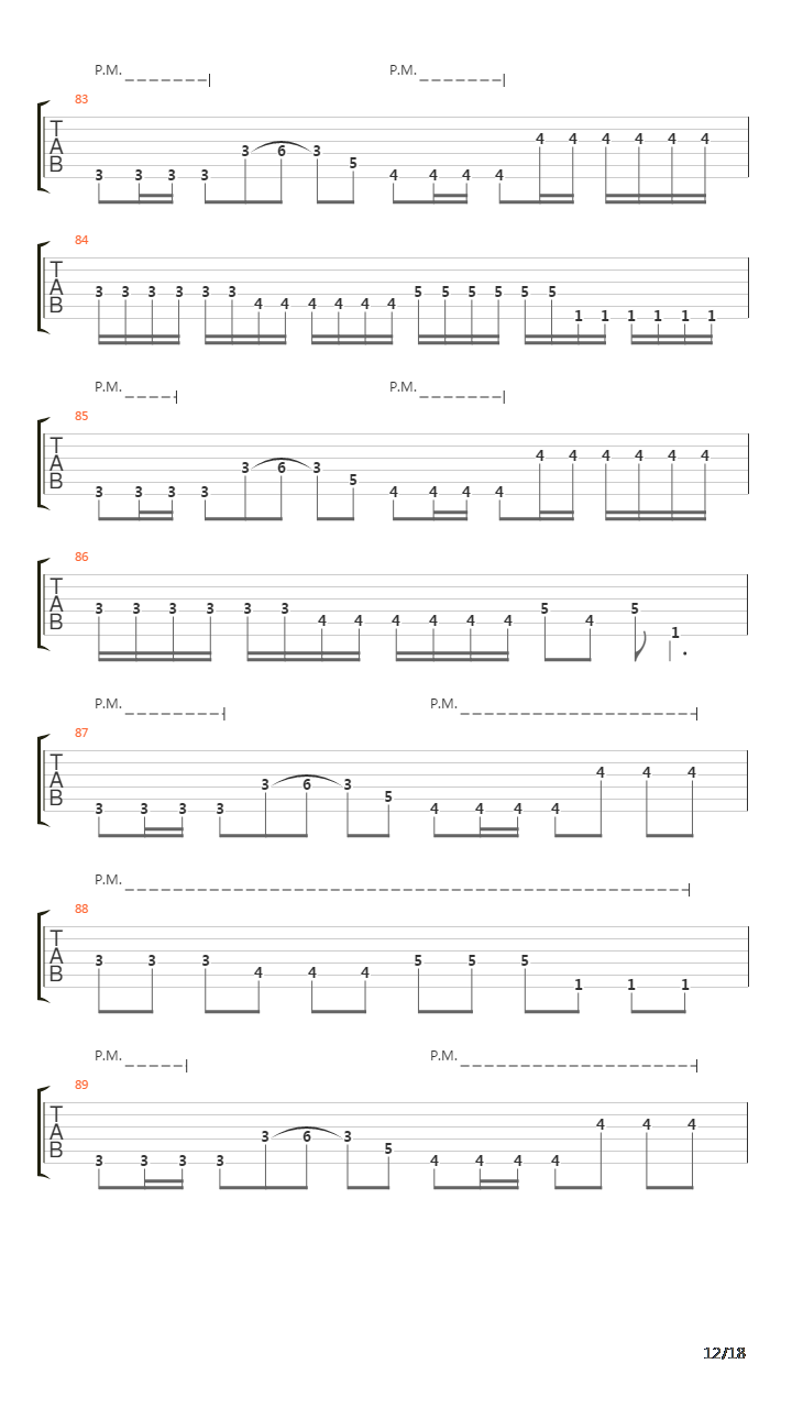 Across Forests And Fjords吉他谱