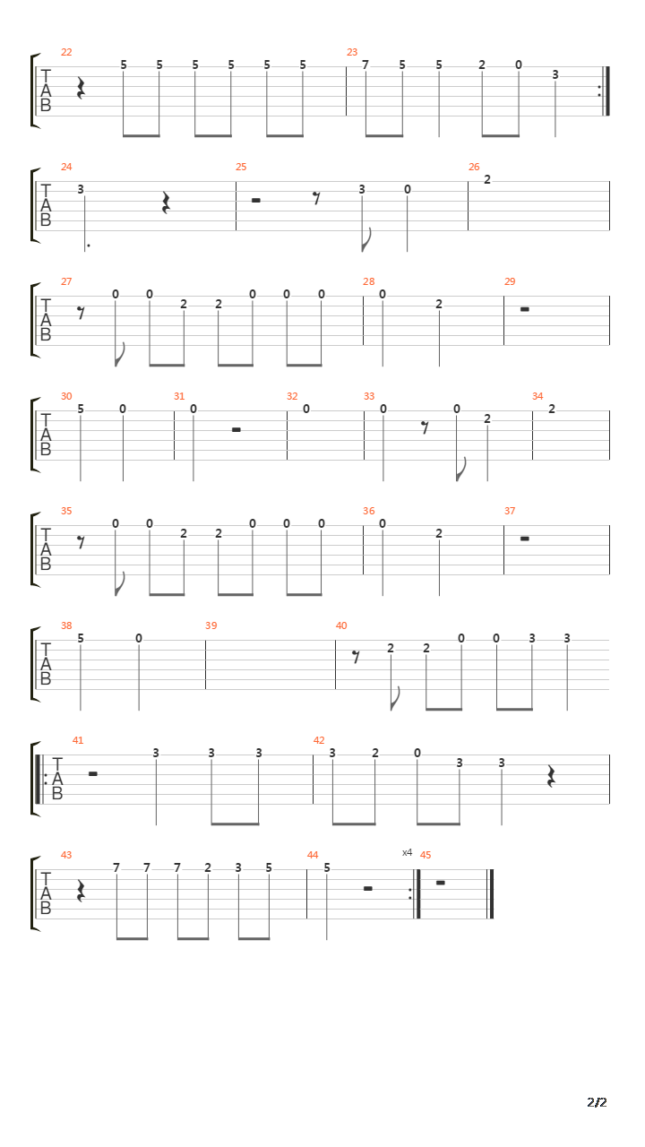 Ovelha Negra吉他谱