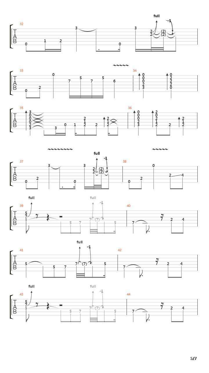 Bridge Of Sighs吉他谱