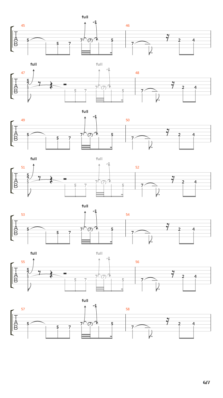 Bridge Of Sighs吉他谱