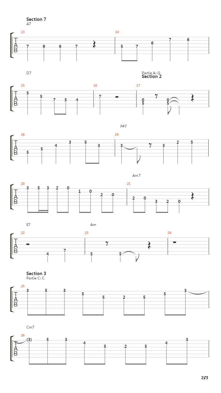 Just For Rhythm吉他谱