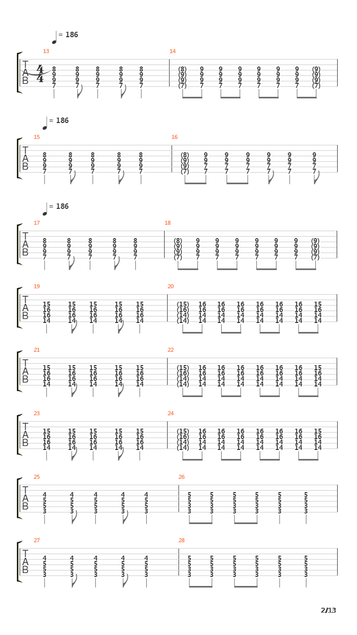 Analog Kid吉他谱