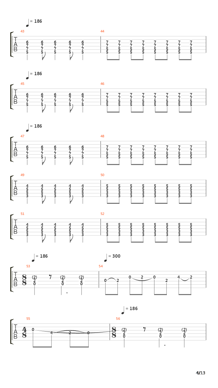 Analog Kid吉他谱