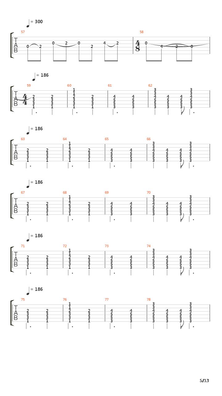 Analog Kid吉他谱