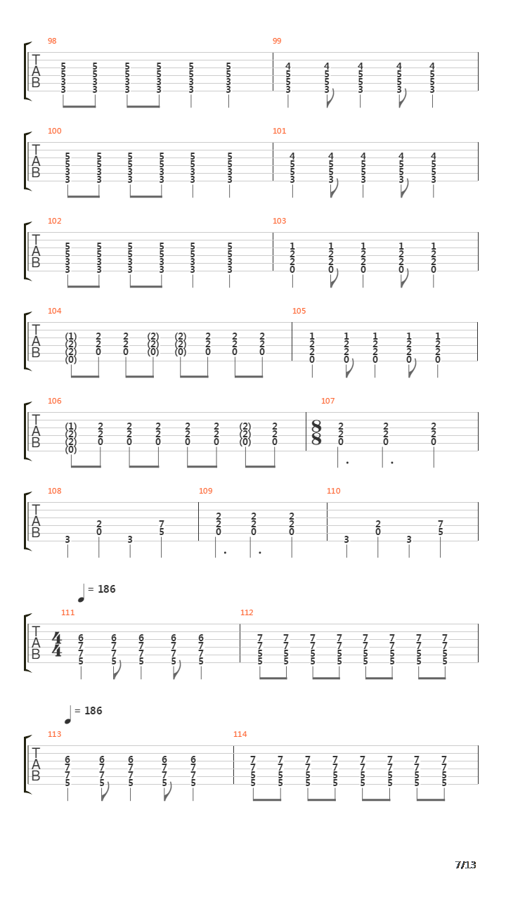 Analog Kid吉他谱