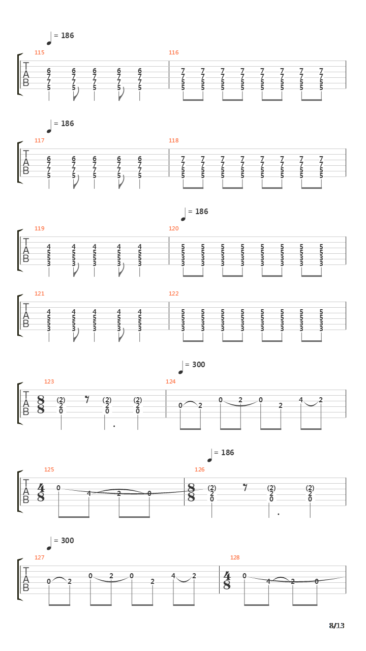 Analog Kid吉他谱